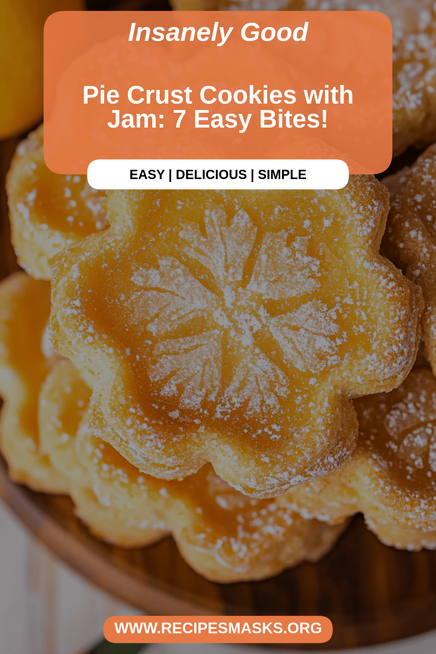 Pie crust cookies final dish beautifully presented and ready to serve