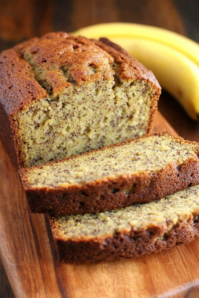 Sour cream banana bread