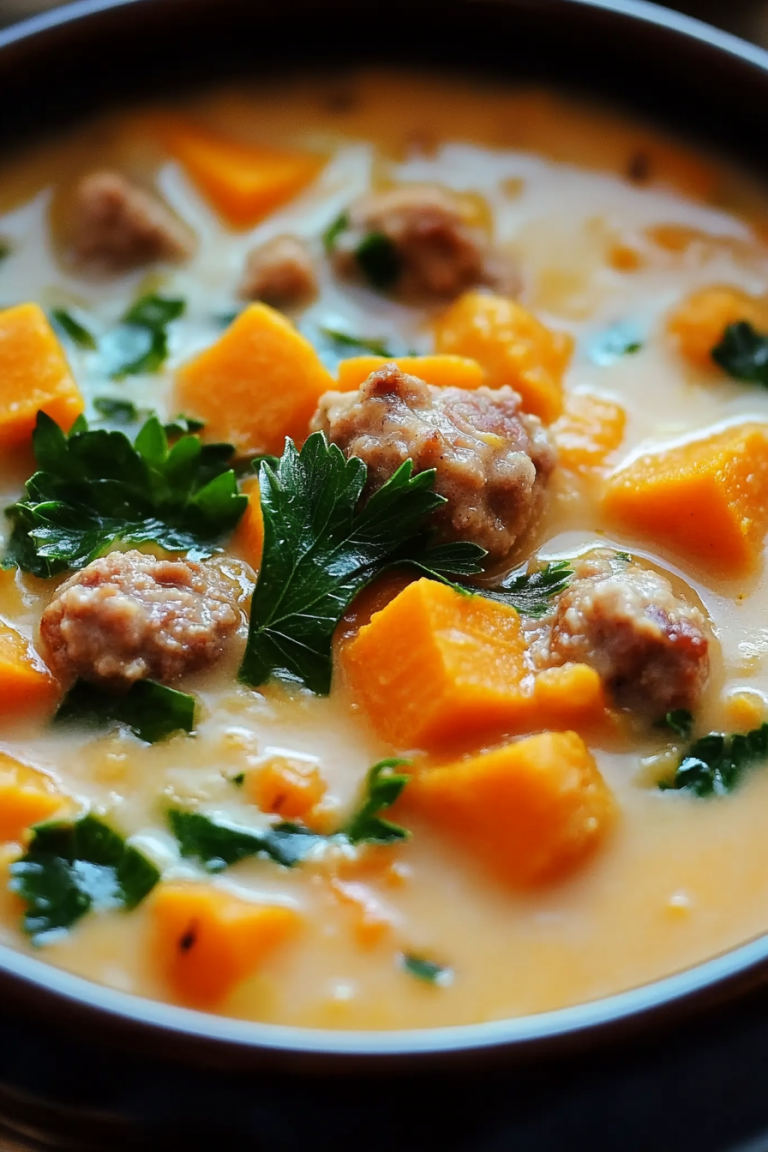 Sweet Potato Sausage Soup