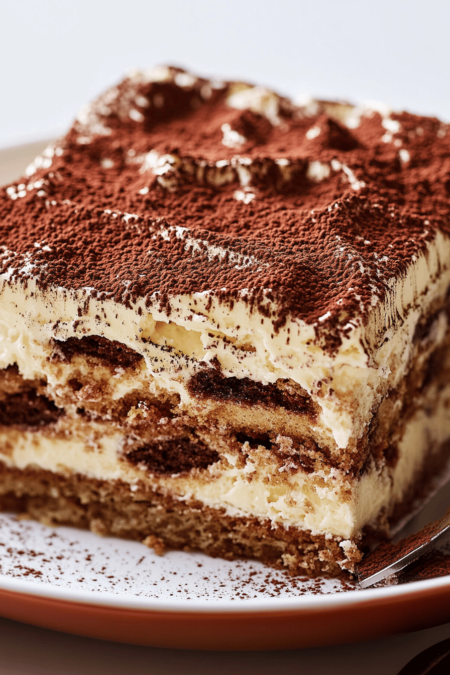 Tiramisu ingredients organized and measured on kitchen counter