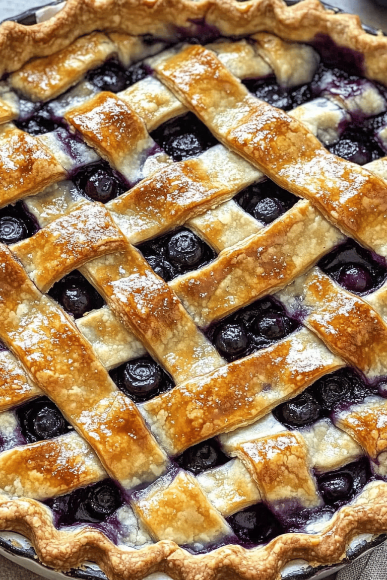 blueberry pie