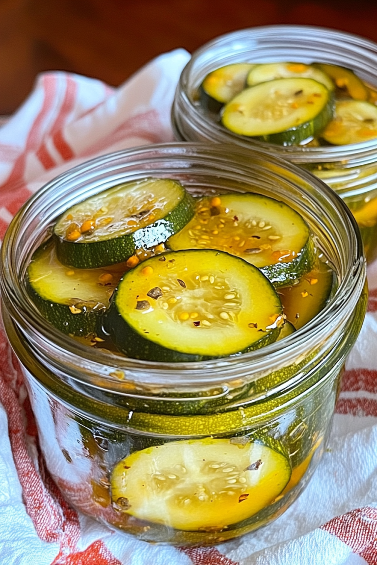 bread butter zucchini pickles