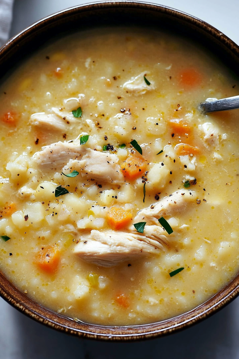 cauliflower chicken soup