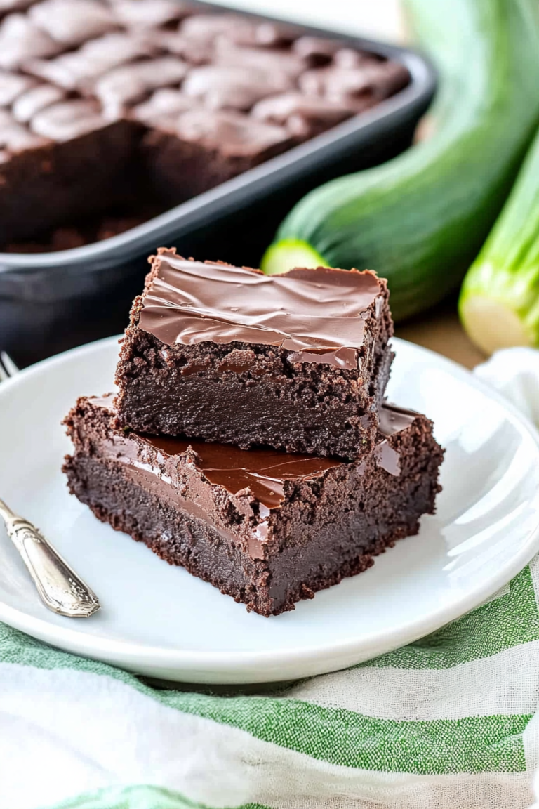 chocolate zucchini brownies
