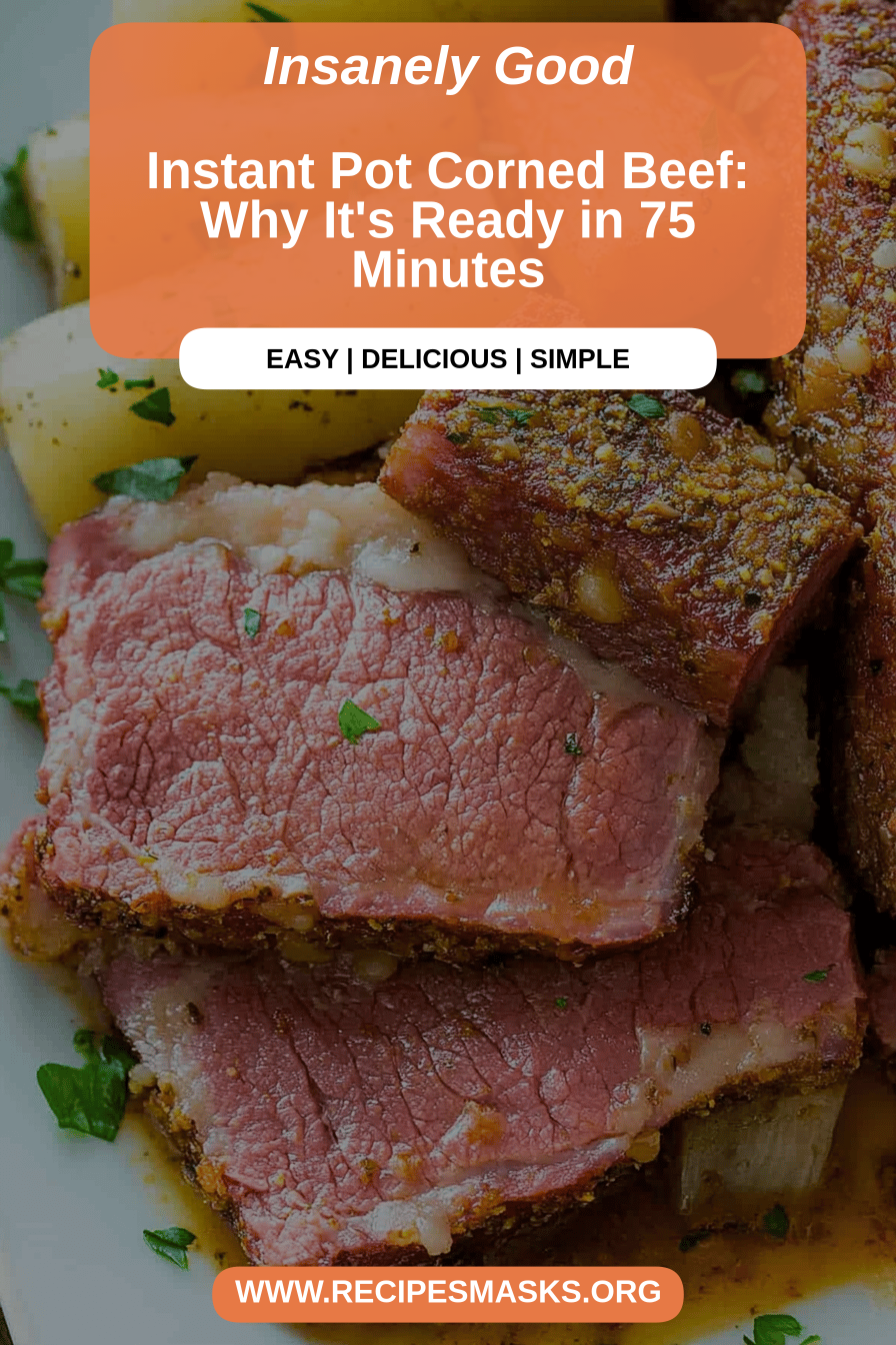 corned beef instant pot final dish beautifully presented and ready to serve