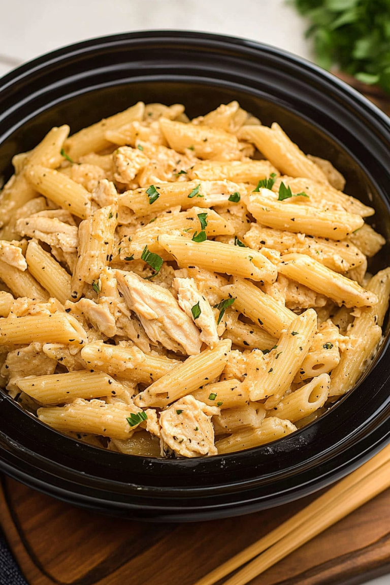 crockpot chicken pasta