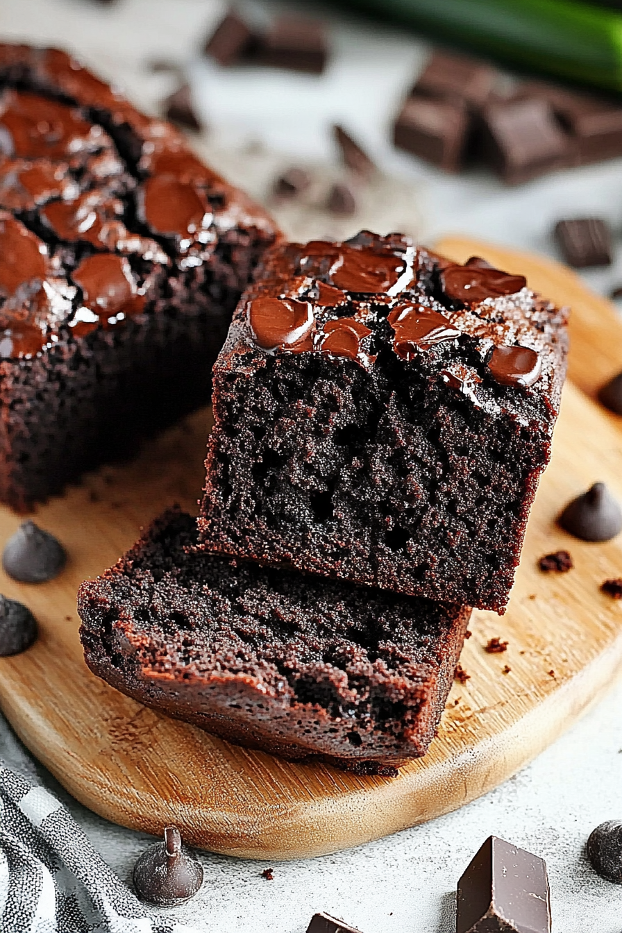 double chocolate zucchini bread