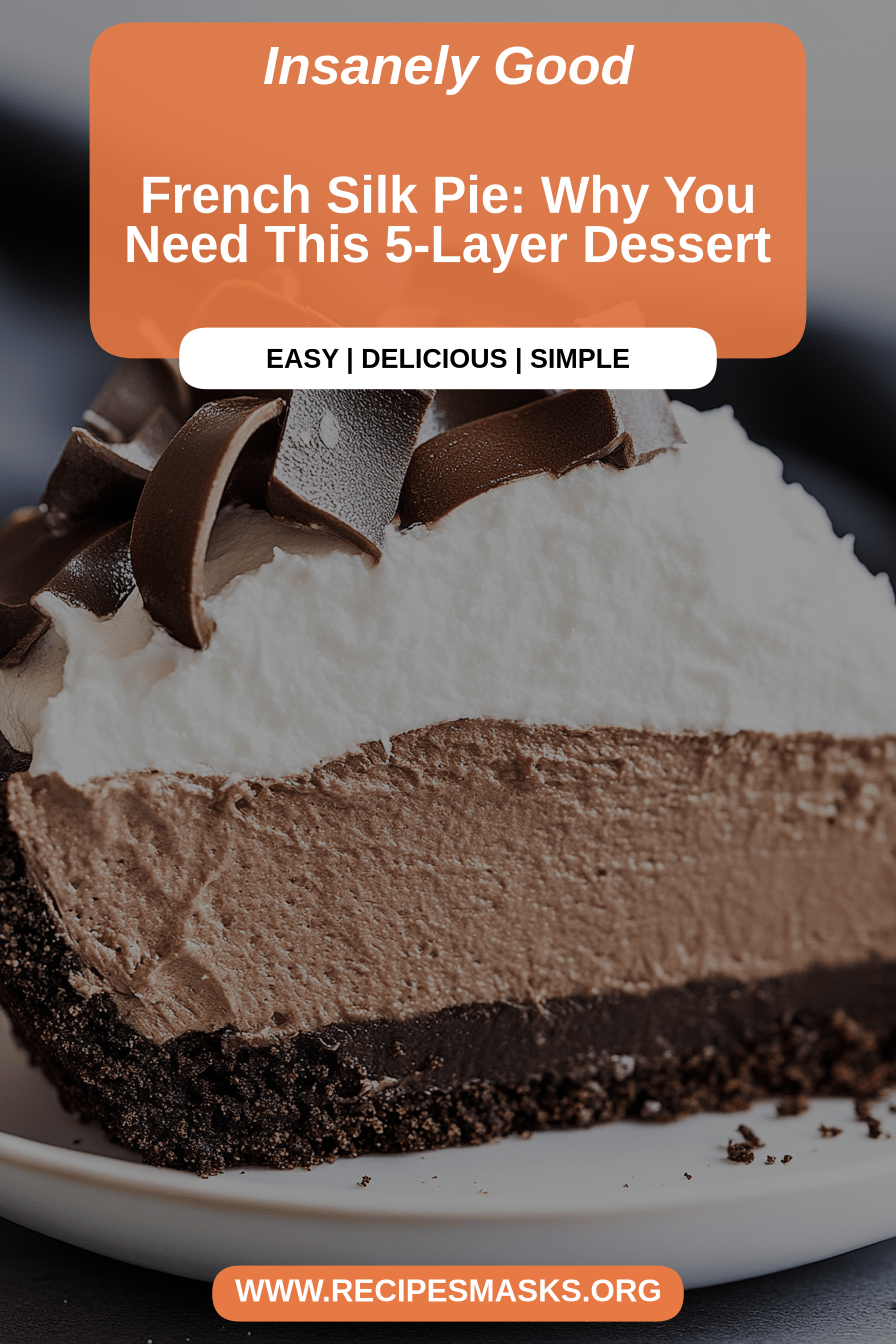 french silk pie final dish beautifully presented and ready to serve