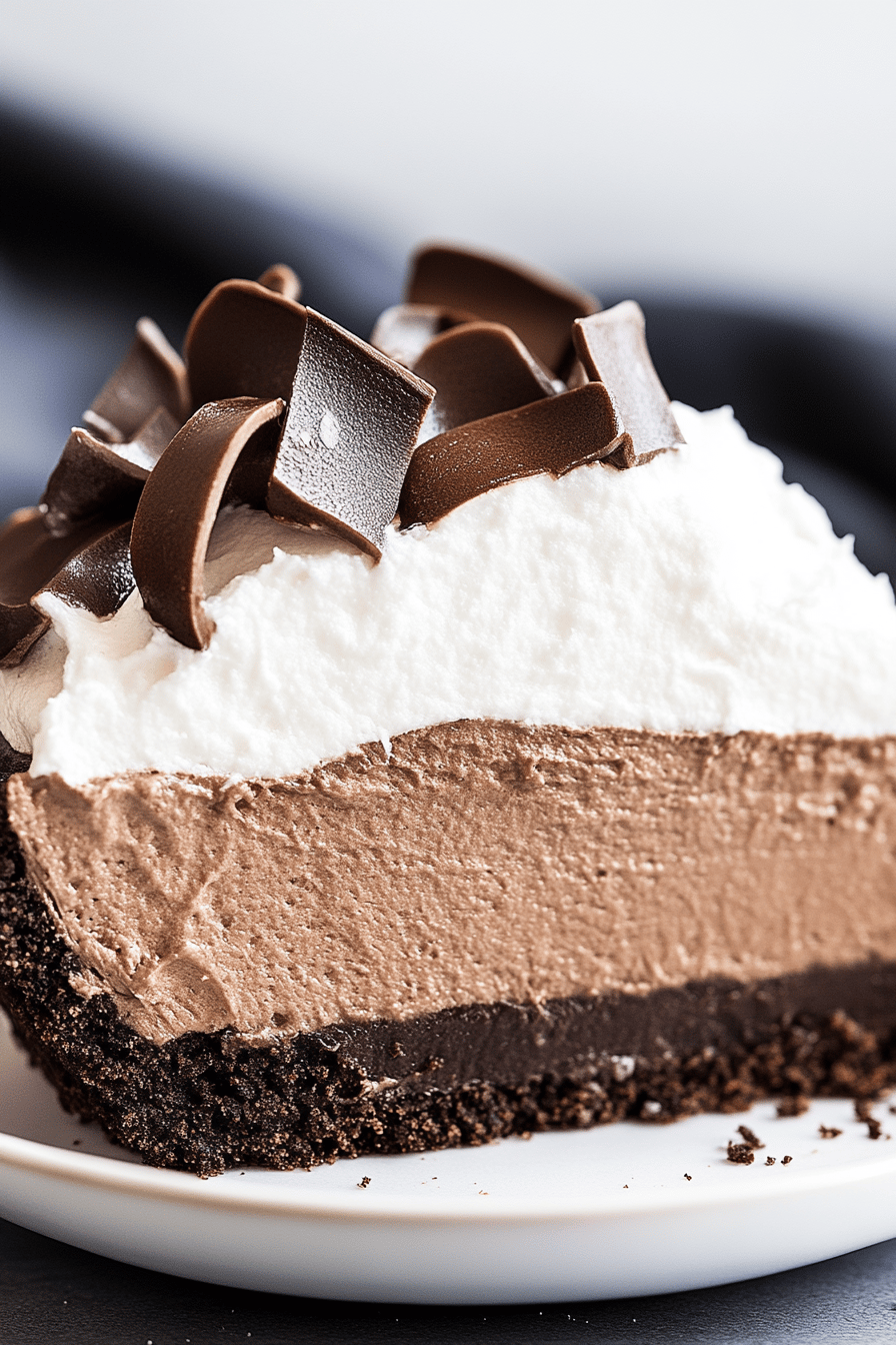 french silk pie ingredients organized and measured on kitchen counter