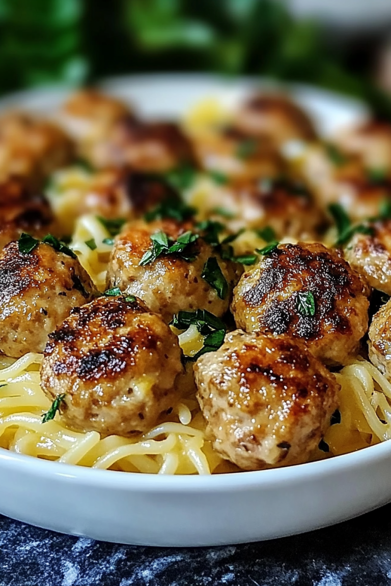 lemon chicken meatballs