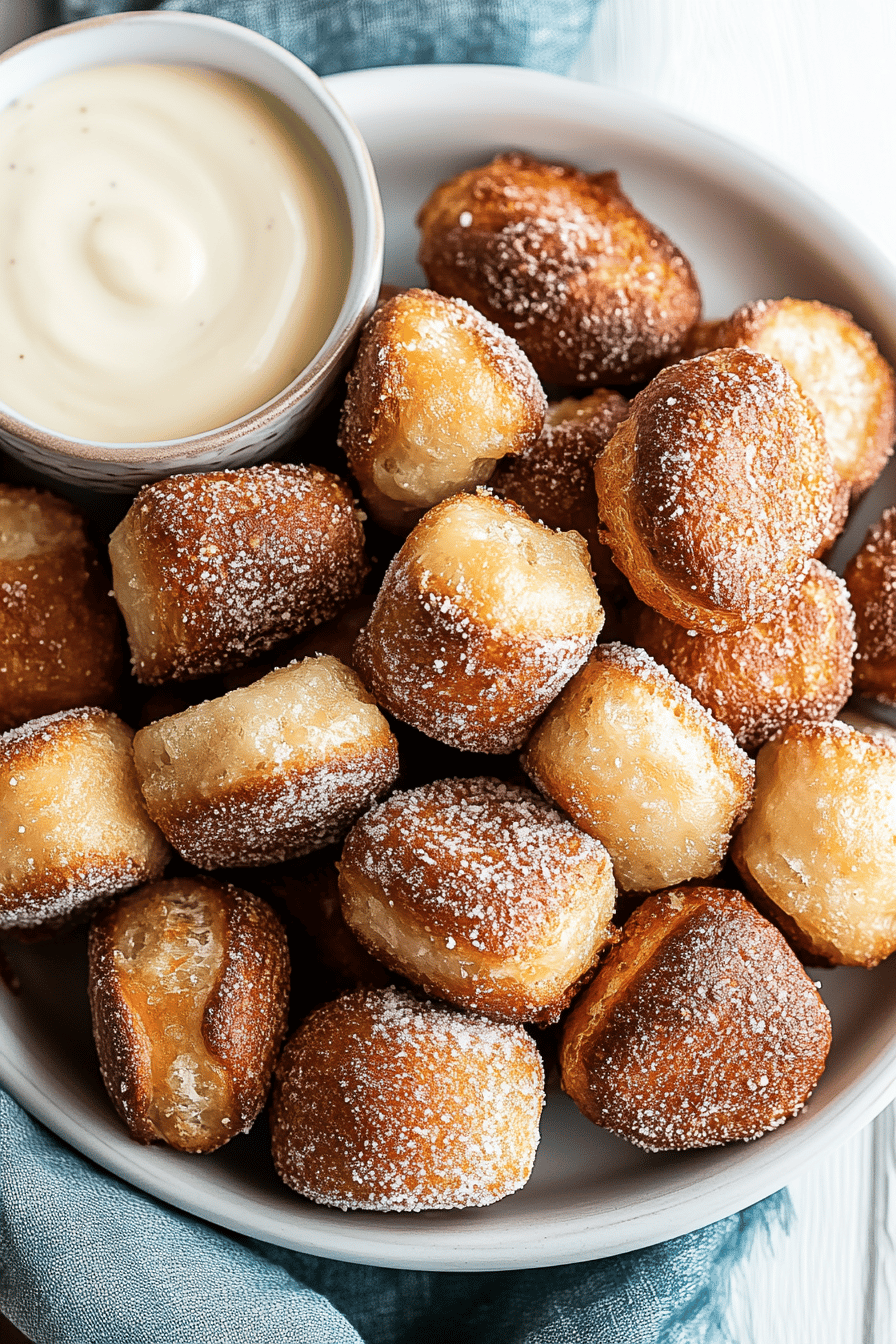 pretzel bites slice on plate showing perfect texture and swirl pattern