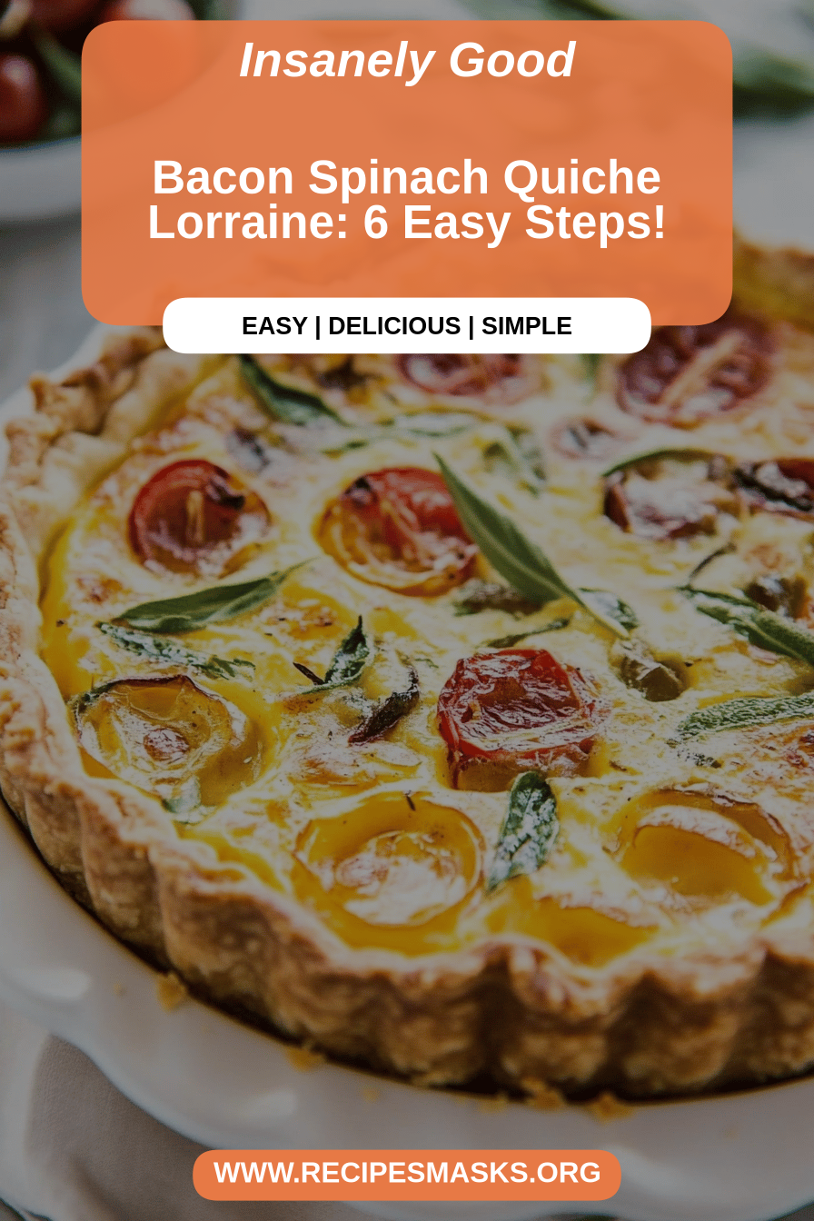 quiche lorraine final dish beautifully presented and ready to serve
