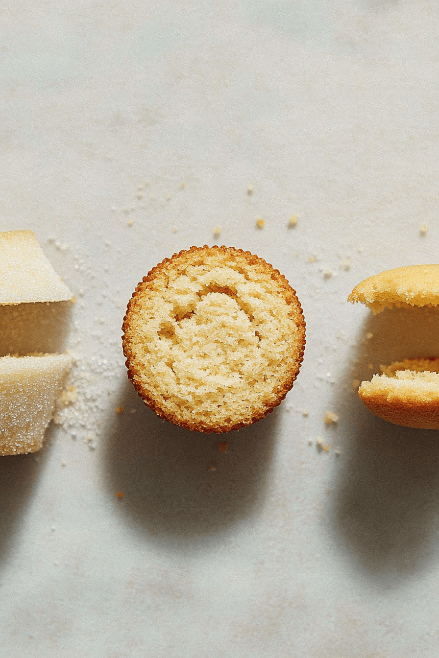 reduce sugar slice on plate showing perfect texture and swirl pattern