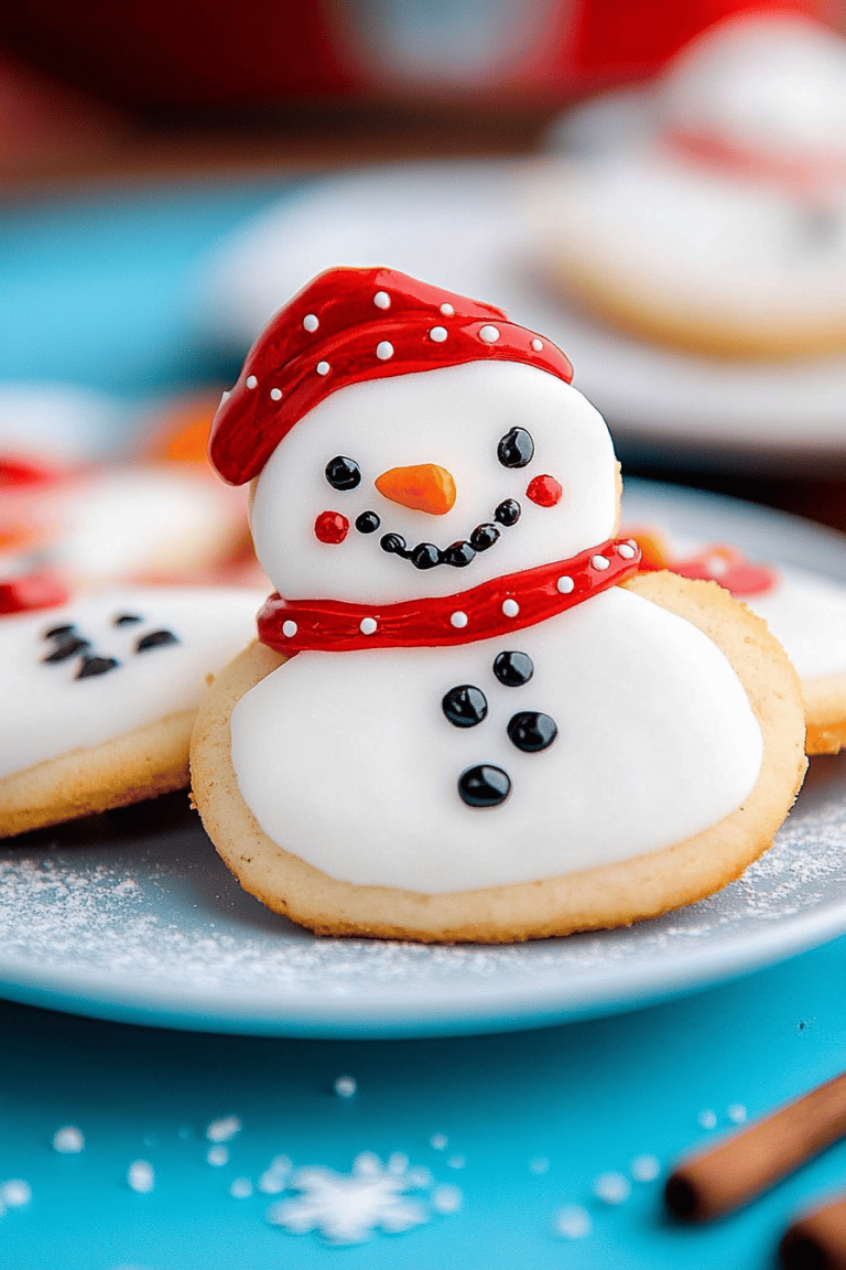 snowman cookies