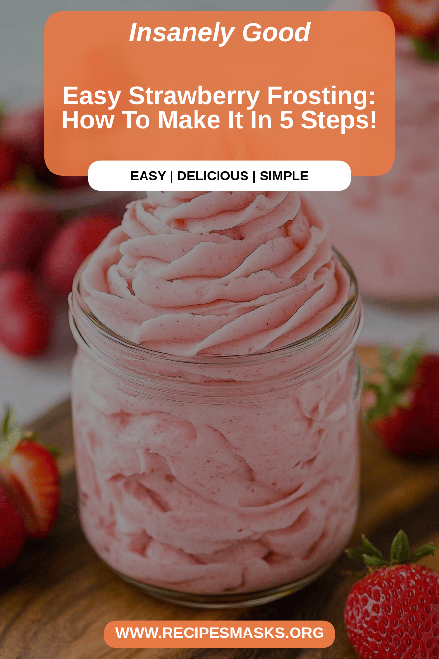 strawberry frosting final dish beautifully presented and ready to serve