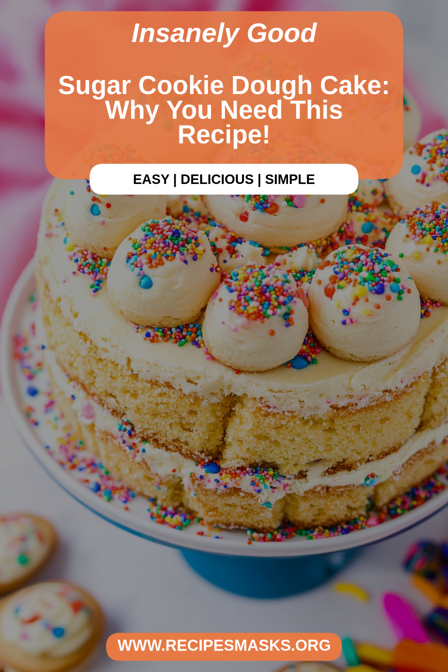 sugar cookie cake final dish beautifully presented and ready to serve
