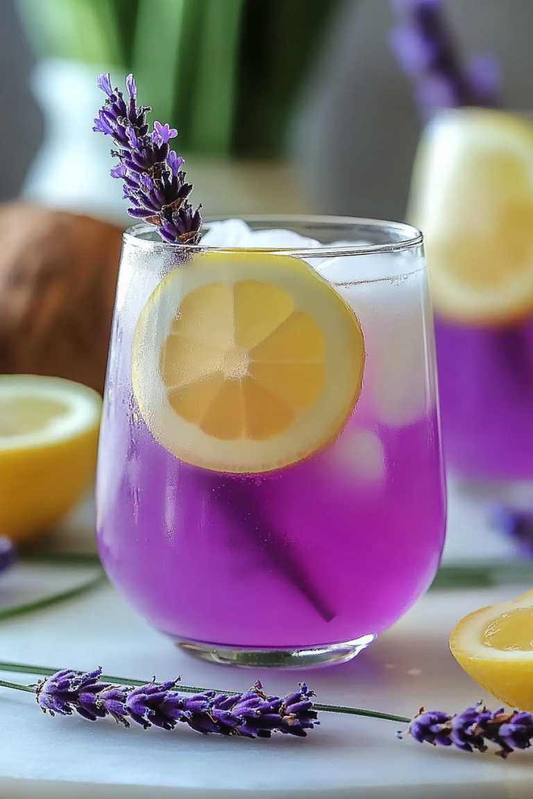Coconut Lavender Lemonade