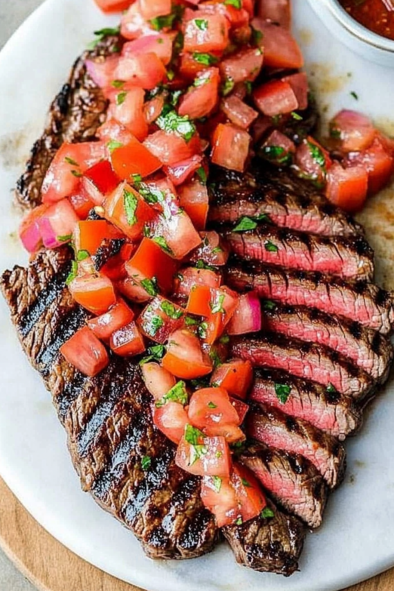 Grilled Steak Tomato