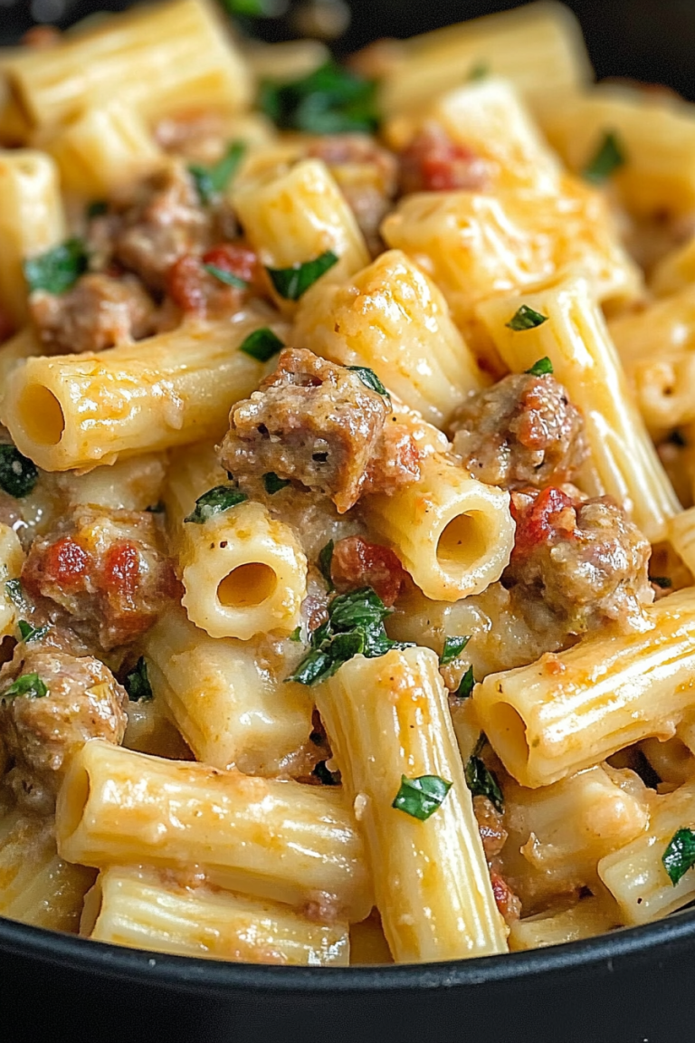 Italian sausage rigatoni