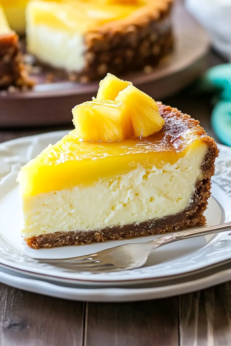 Pineapple cheesecake