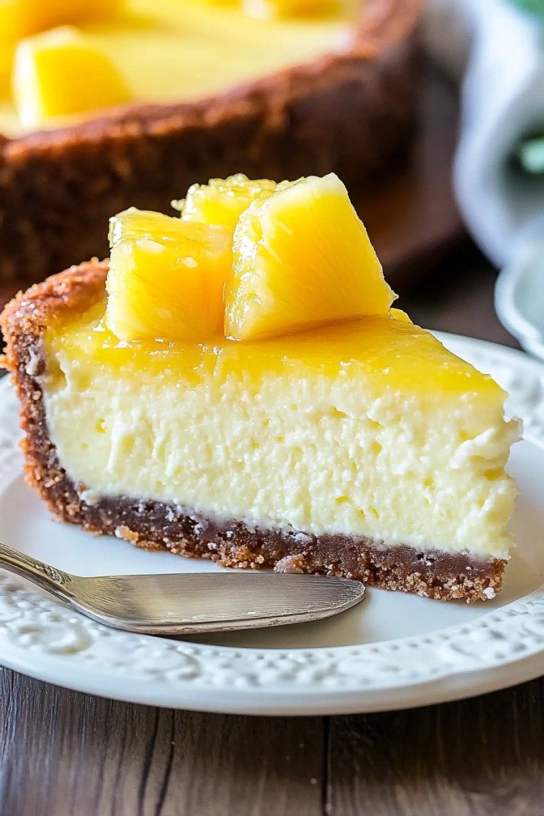 Pineapple cheesecake