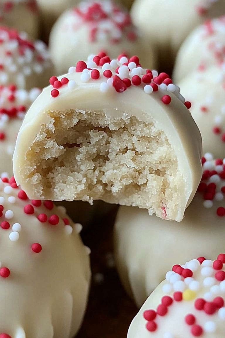 Sugar cookie truffles