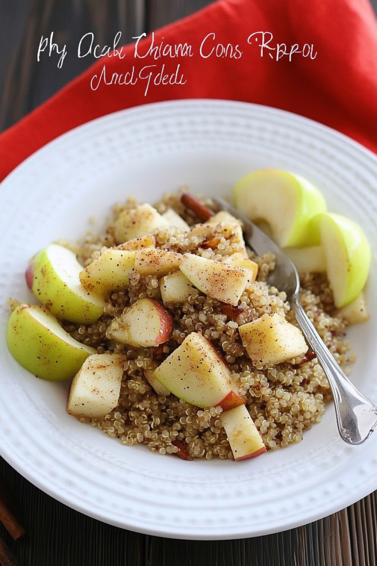 apple cinnamon quinoa