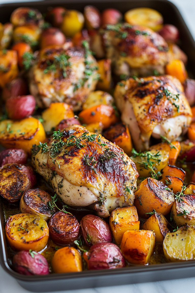 autumn chicken dinner