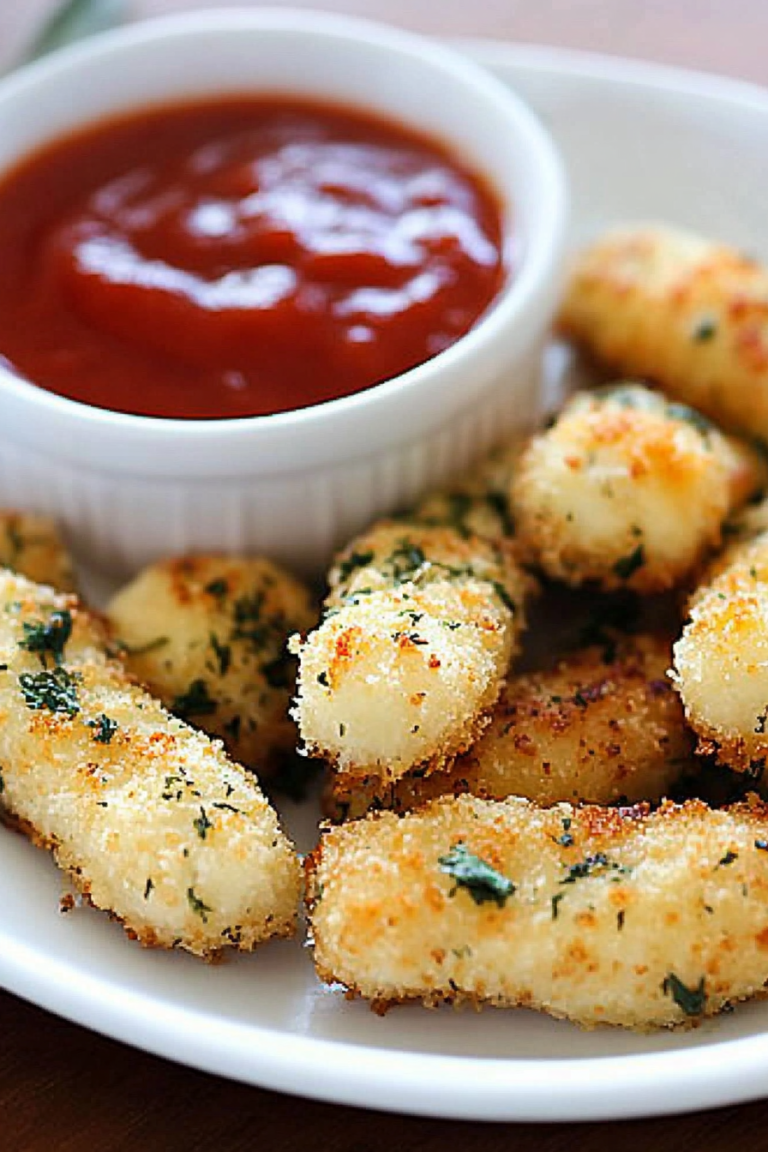 baked mozzarella sticks