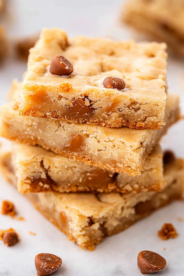 butterscotch shortbread bars