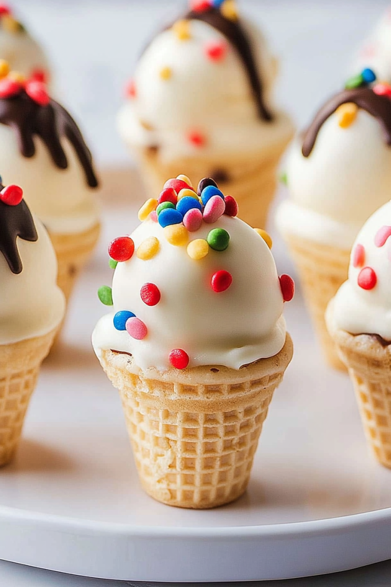 cake pop ice cream cone recipes