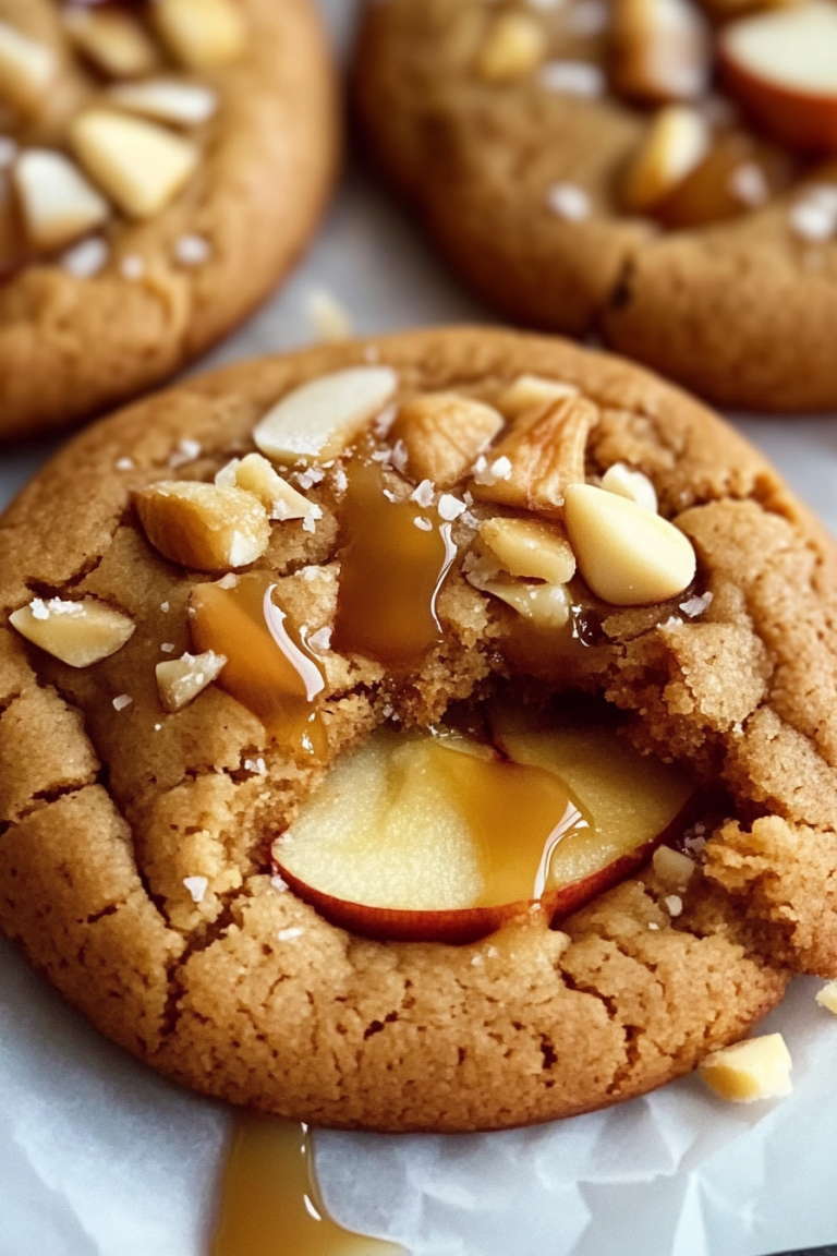 caramel apple cookies