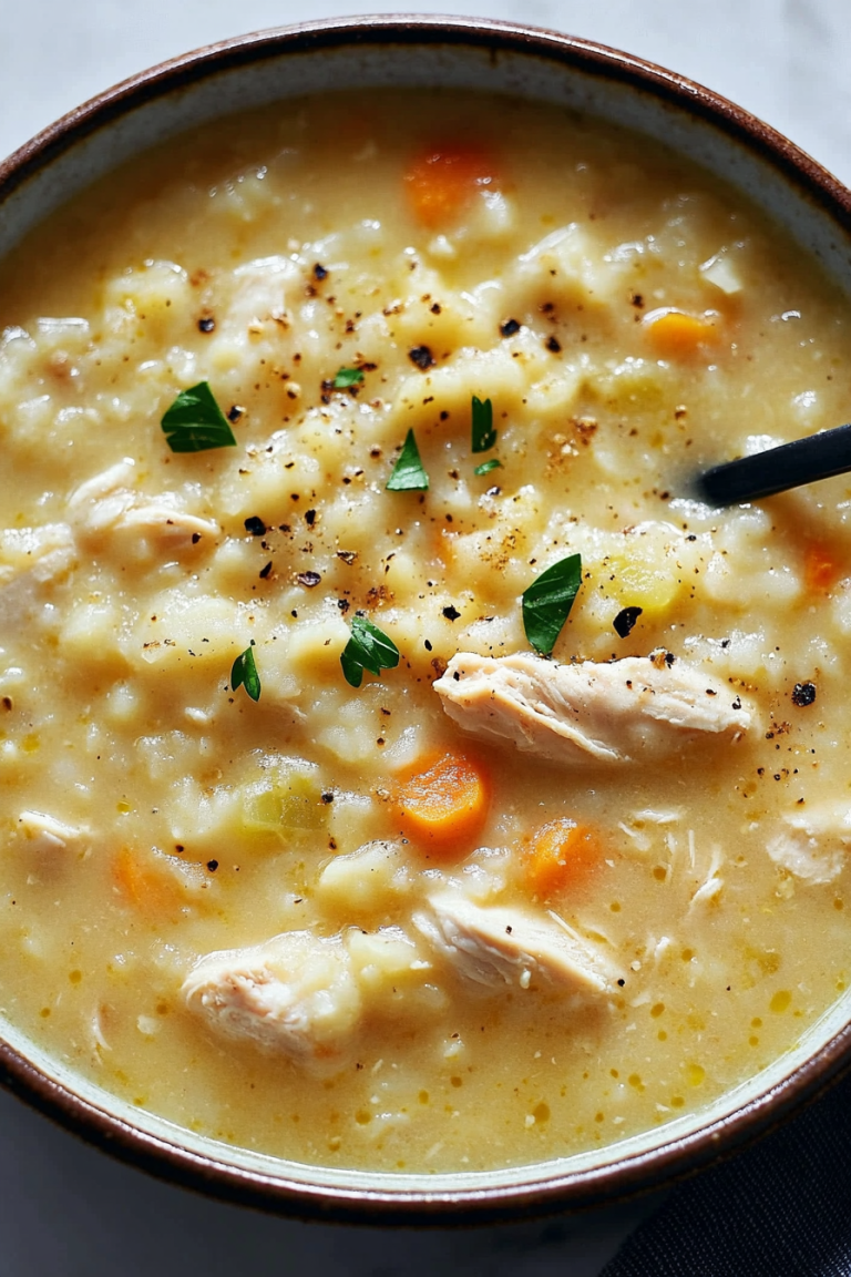 cauliflower chicken soup