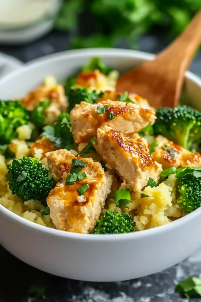 chicken broccoli cauliflower rice