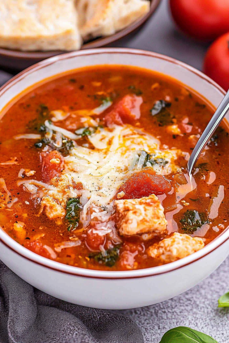 easy pizza soup