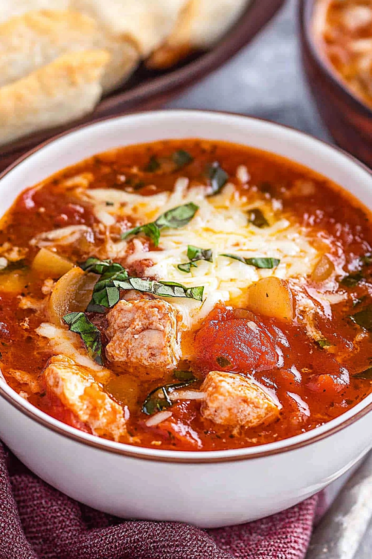 easy pizza soup