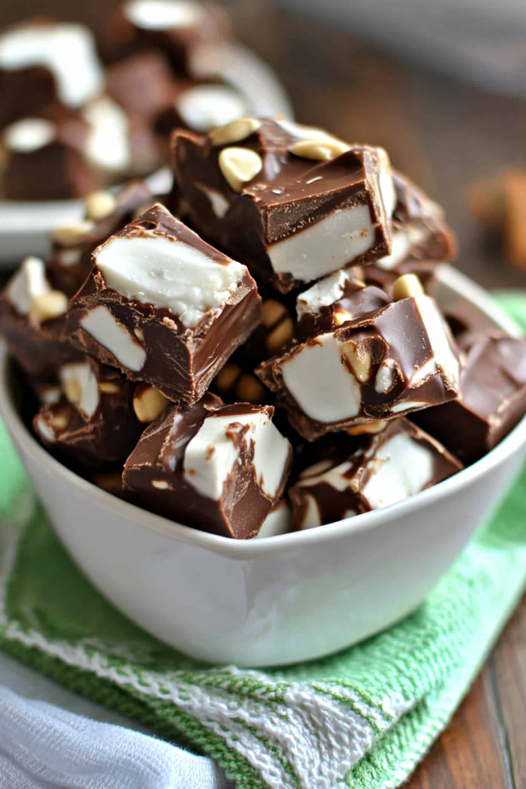easy rocky road fudge