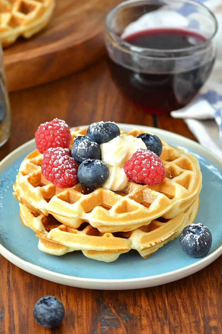 homemade waffles