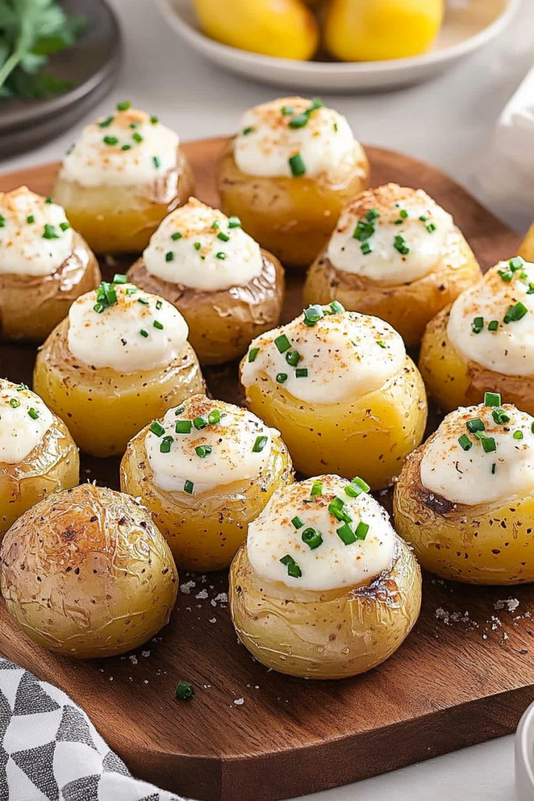 mini baked potatoes