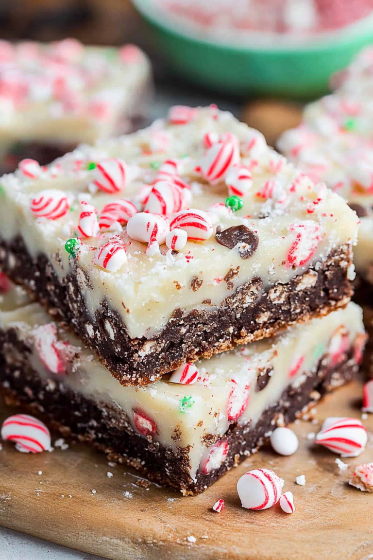 peppermint cookie bar