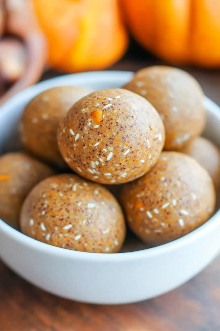 pumpkin pie energy balls