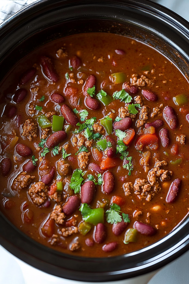 slow cooker chili