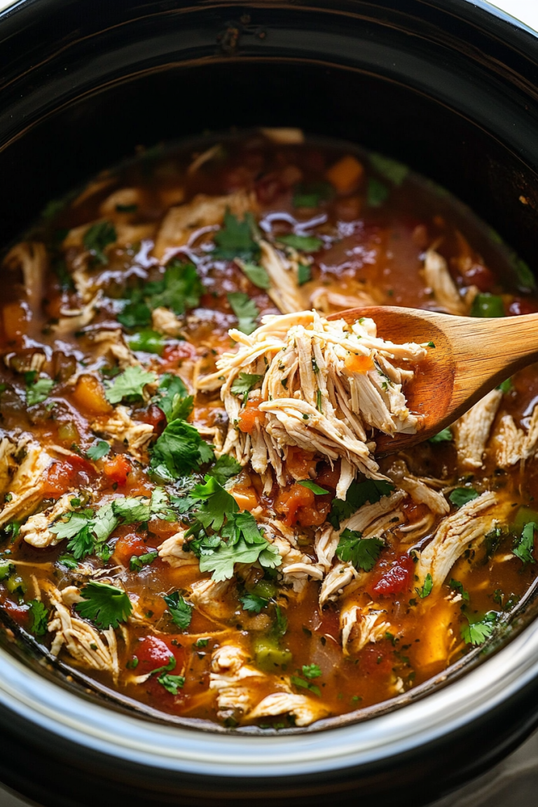 slow cooker picante chicken