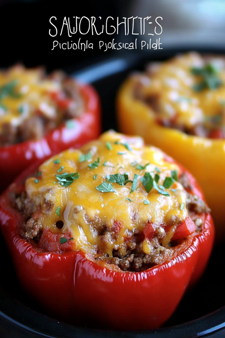 slow cooker stuffed peppers