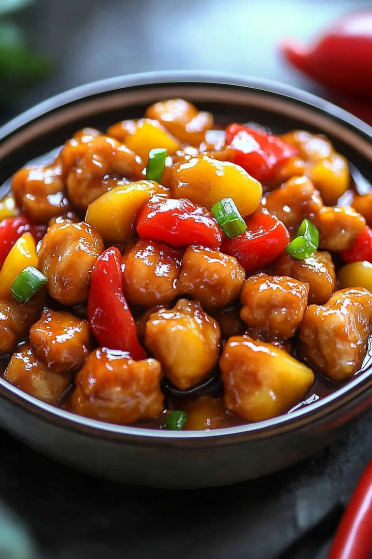 sweet and sour chicken