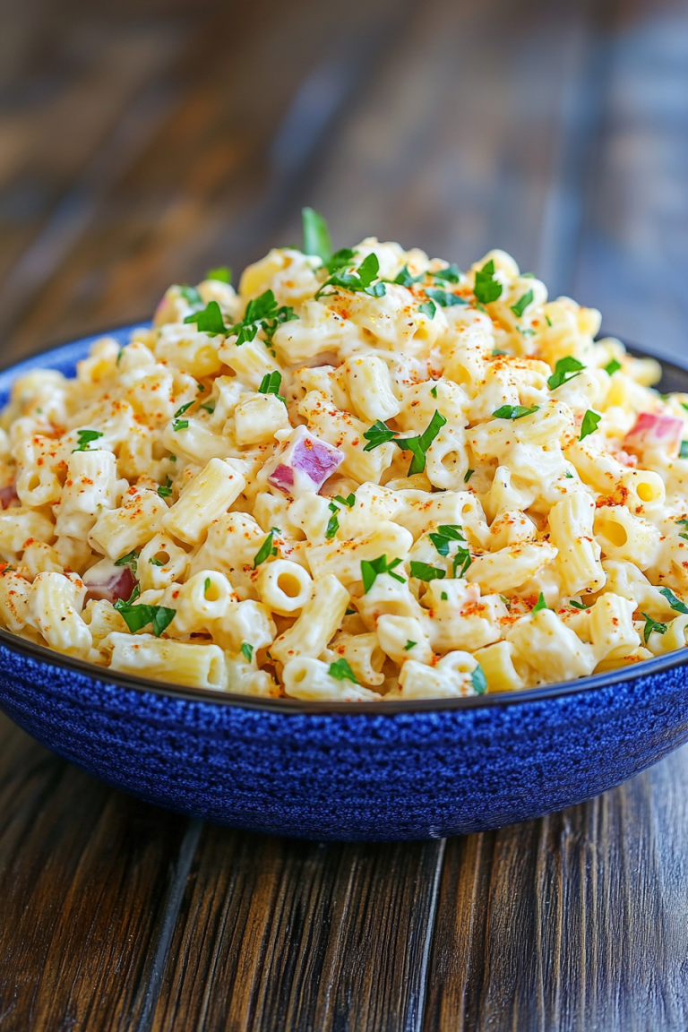 deviled egg pasta salad