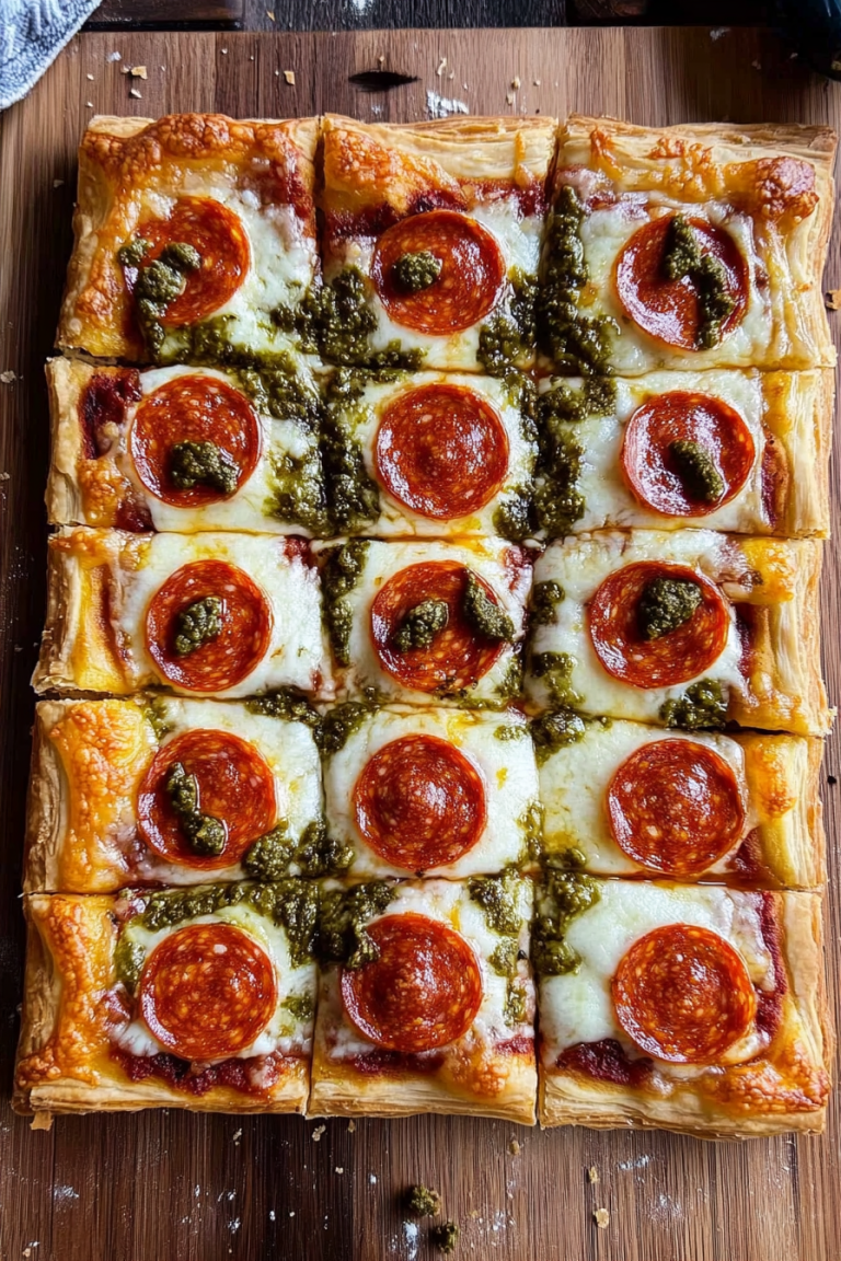 puff pastry pizza