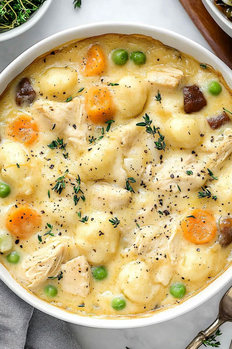 Chicken Gnocchi Pot Pie