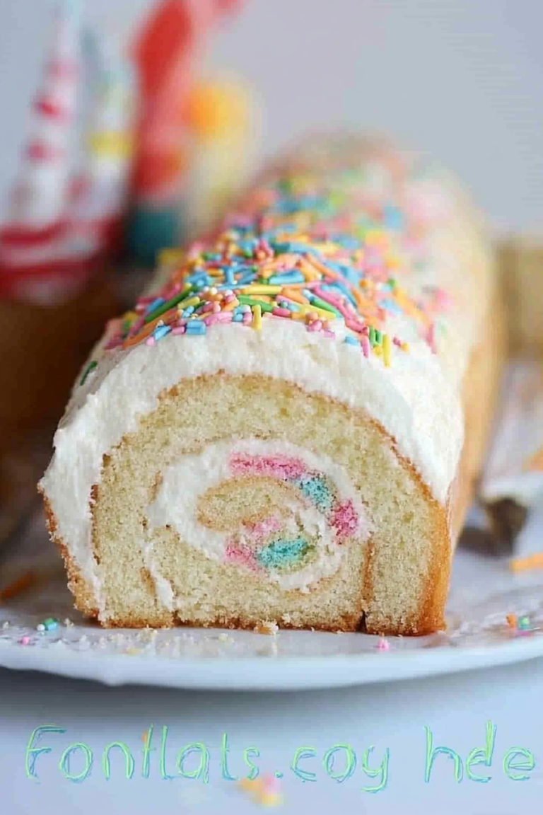 Funfetti cake roll