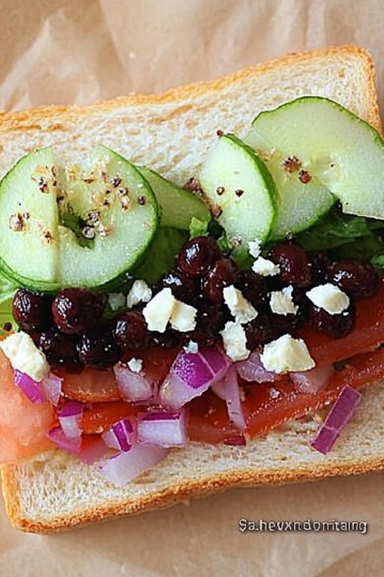 Greek Salad Sandwich